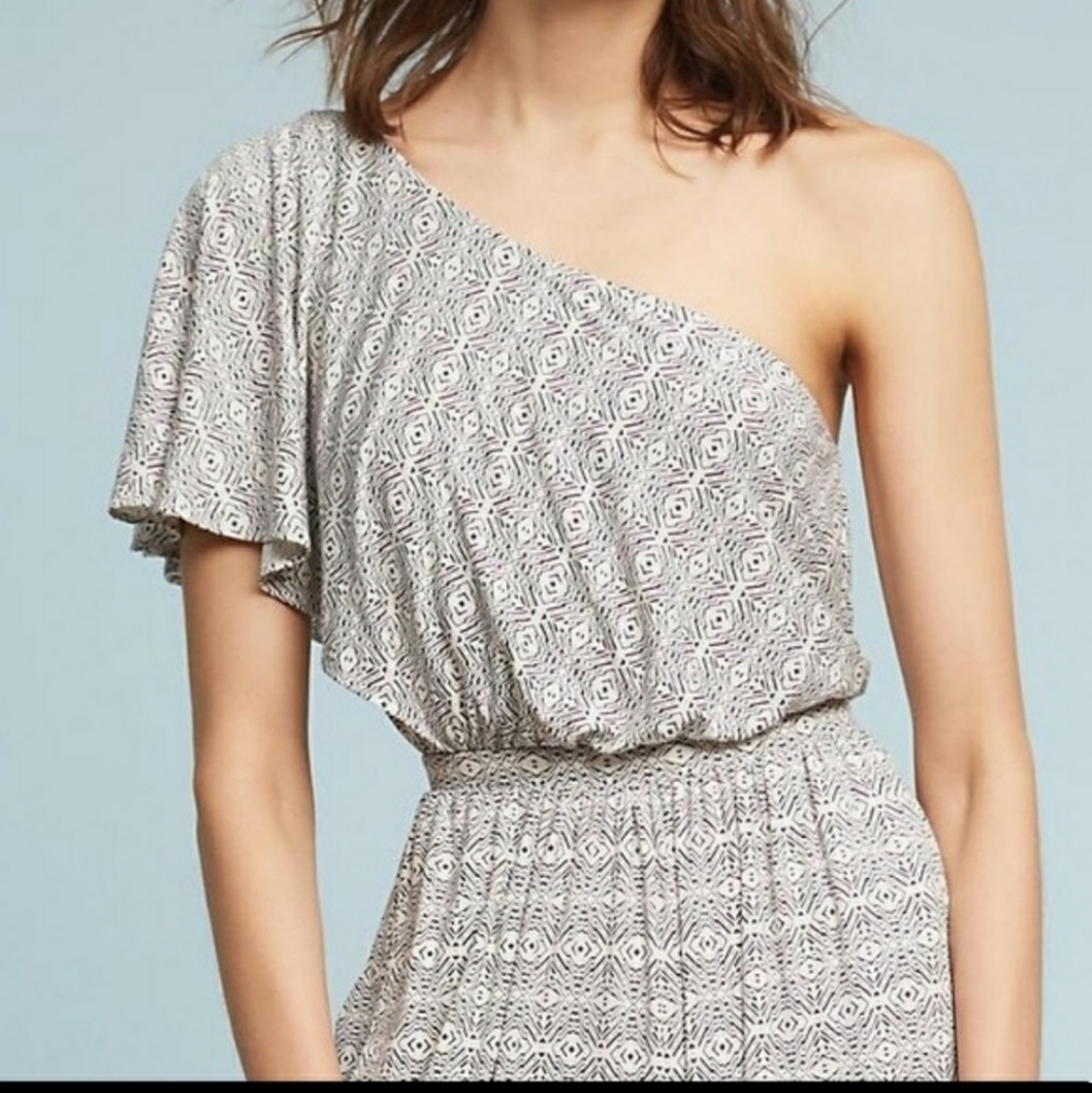 Maeve One Shoulder Jaime Jumpsuit Size Medium - image 2